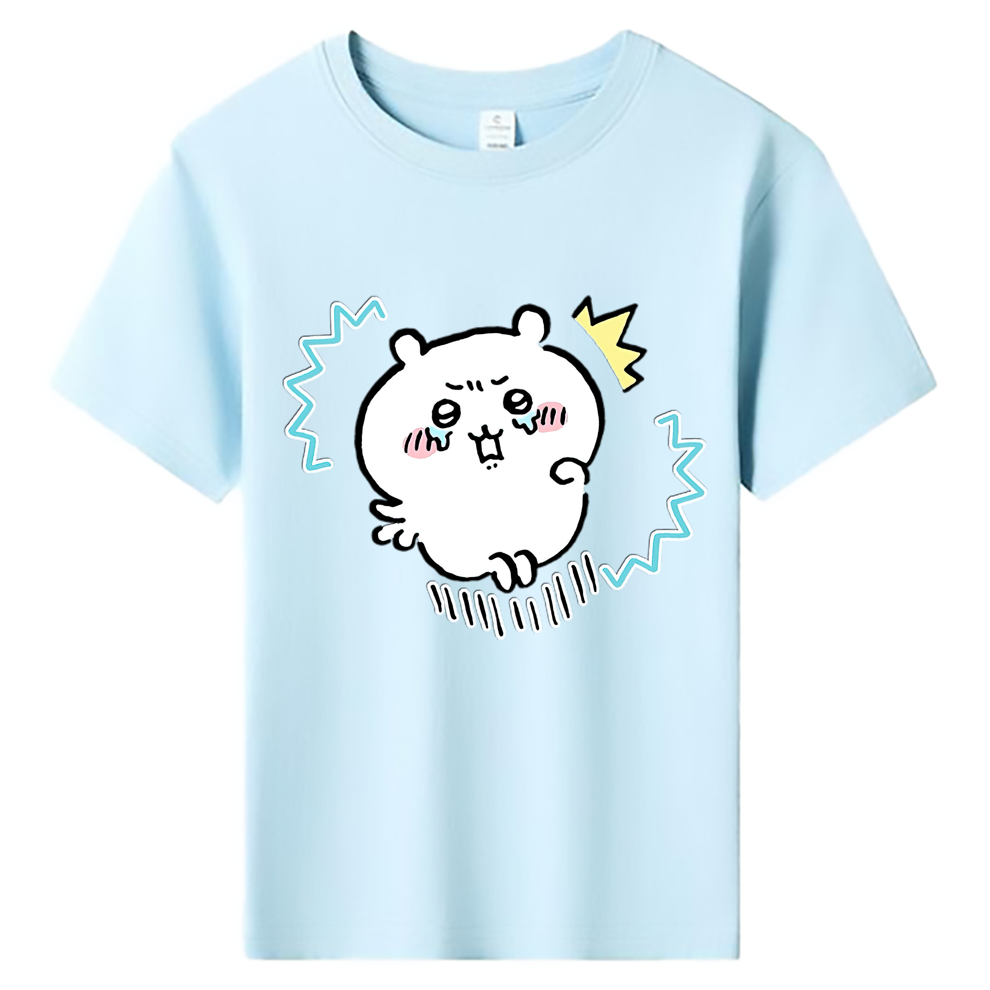 （画像用） ちいかわ ちいかわ Chii-kawa chiikawa 綿100％キッズTシャツ（フロントプリント）